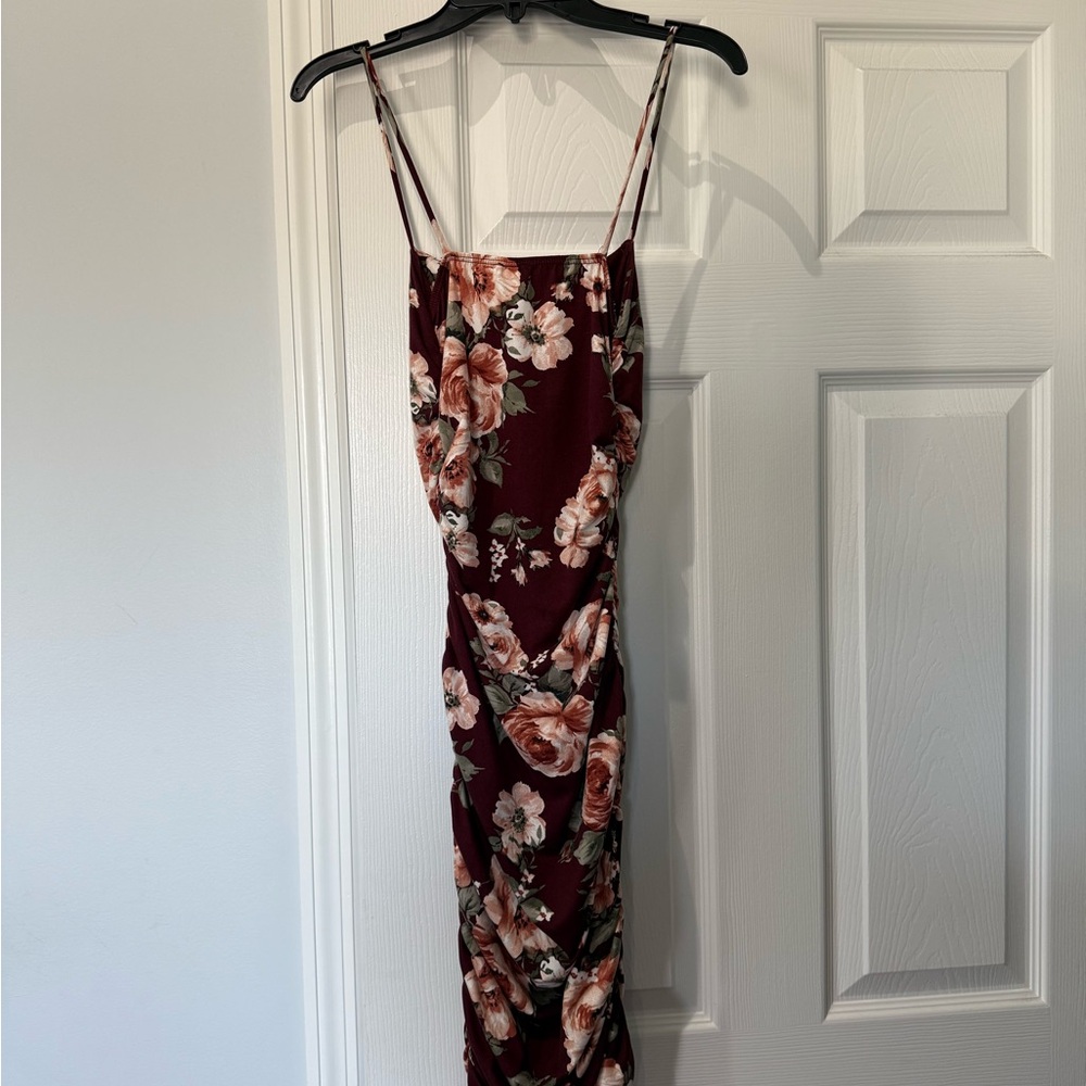 Floral Spaghetti Strap Dress